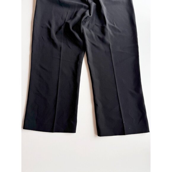 Aritzia BABATON ATELIER Black Crepe Tapered Leg Ankle Trousers Pants, Size 8 - Picture 7 of 12